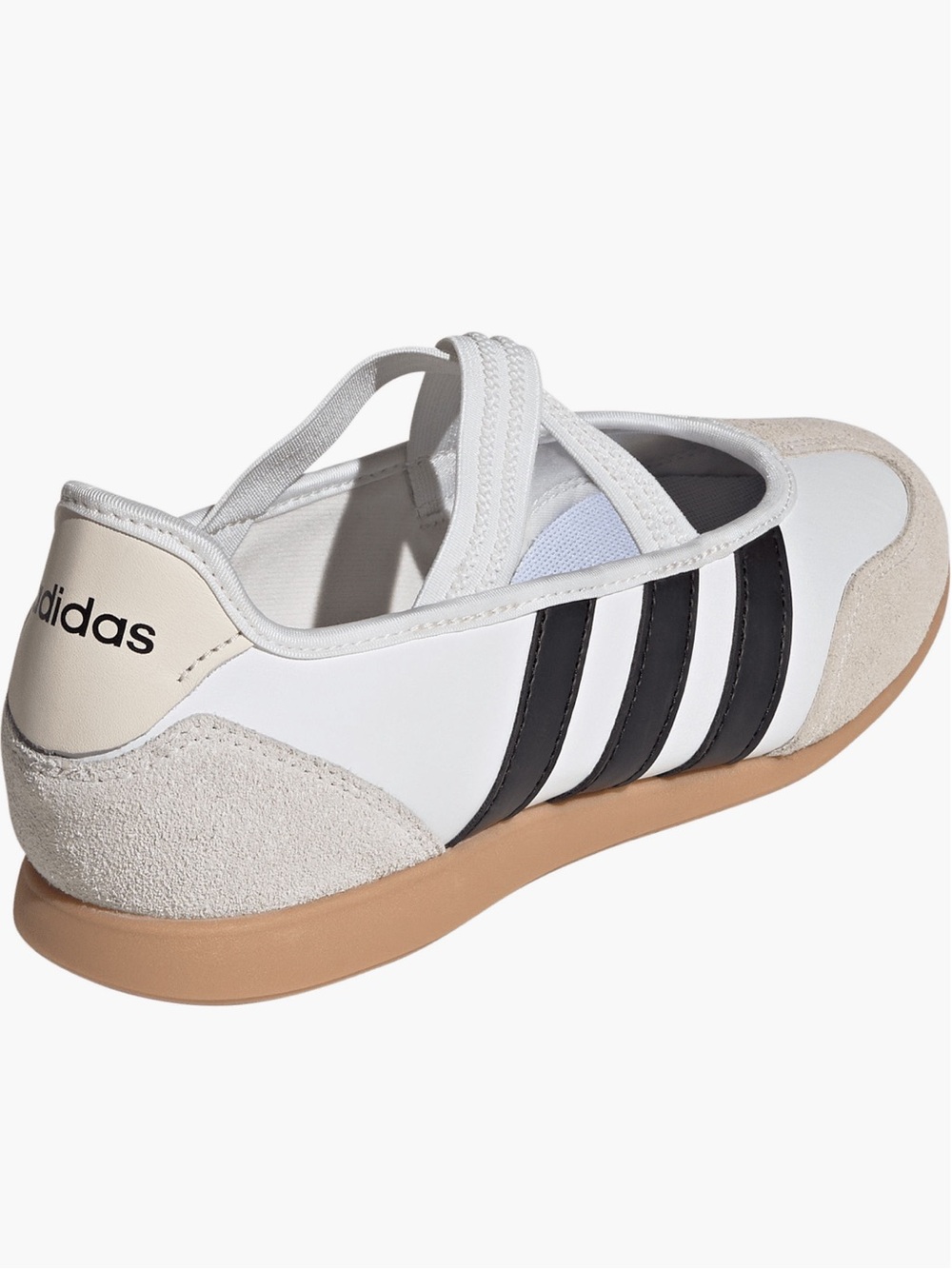 adidas Cloudfoam Women's White & Black Slip-On Athletic Shoe - Picture 2 of 3